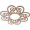 Ekena Millwork Cohen Wood Fretwork Pierced Ceiling Medallion, Wood (Paint Grade), 32"OD x 11"ID x 3/8"T CMWP32X32X0375COMF - alternate 2